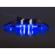 BERGE Suspension spot light BRG71025 - GU10 - square + LED strip 3W blue