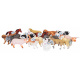 Set of 18 animals. Farm