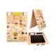 Aga4Kids Educational double-sided board ZOO Natural MT17
