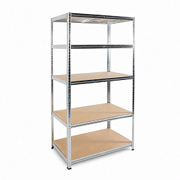 Linder Exclusiv Metal Shelf 180x90x40 cm 5 Shelves