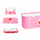 Aga Folding Portable Bathtub 115x60x50 cm Pink