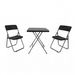 Linder Exclusiv Garden Set BISTRO SET Black