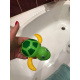 Wind-up water turtle for the bath Green