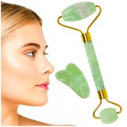Jade facial massager
