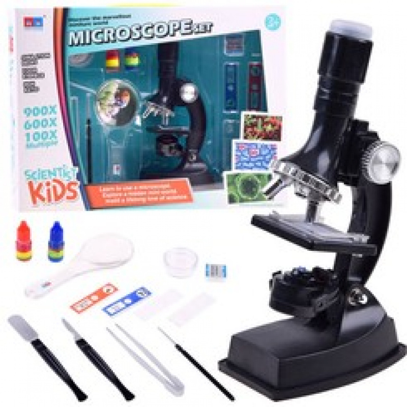 Microscope with accessories for young scientists ES0015