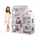 Boho style wooden doll villa with LED lights ZA4131