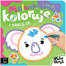 Axiom Maluch colors and stickers with a koala. Thick outline KS1093 universal