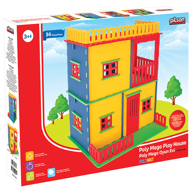 Poly mega house building kits