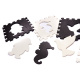 Aga Contrast foam puzzle 30 x 30 cm, 25 pieces Black-cream