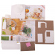 Aga Two-storey wooden dollhouse LED