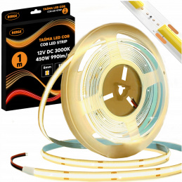 LED Strip COB Neon 12V - 480D - 9W/m - IP20 - 1m - 990lm - warm color