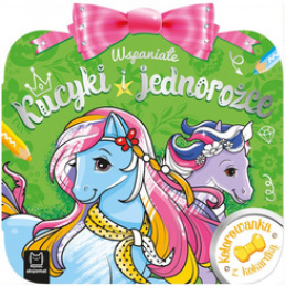 Axiom Coloring Book with a Bow. Wonderful ponies and unicorns KS1068 universal