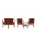 Aga Rattan set BAHAMA Choco Brown