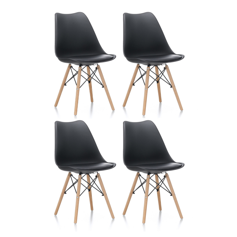 Aga 4x Dining Chair MR2035 Black