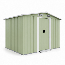 Aga Garden Shed 236x174x190 cm Light Green