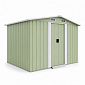 Aga Garden Shed 236x174x190 cm Light Green
