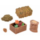 Figurines set of horses farm ZA2991C