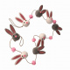 Pom-pom garland - Easter bunny decoration