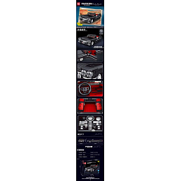 Black Vehicle Dice Set 1324pcs.