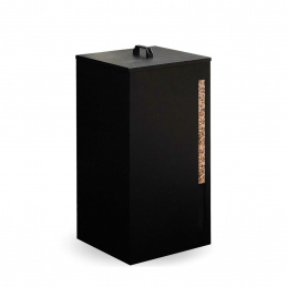 Aga Pellet Storage 36x36x52 cm Black