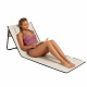 Linder Exclusiv Folding Beach Lounger Beige