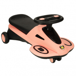 Gravity ride glowing LED wheels with music-playing scooter 74cm pink/black max. 100kg