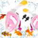 Aga Full-face snorkelling mask S/M pink