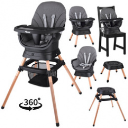 Multifunctional swivel high chair 6-in-1 for children ZA5659 universal