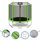 Aga SPORT TOP Trampoline 250 cm Light Green + Safety Net + Ladder