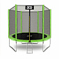 Aga SPORT TOP Trampoline 250 cm Light Green + Safety Net + Ladder