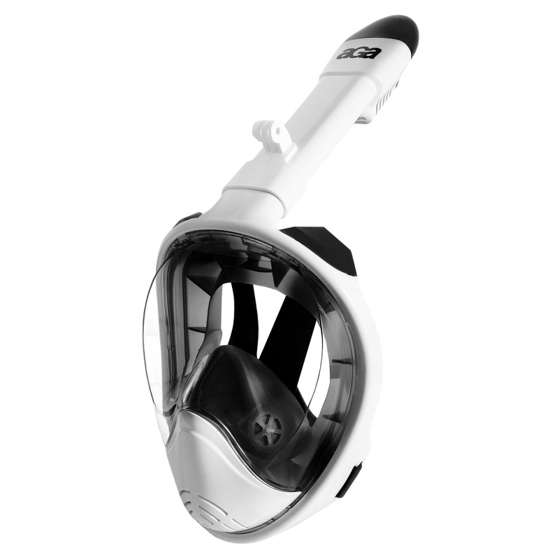 Aga Full-Face Snorkeling Mask L/XL White/Black