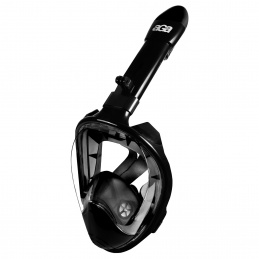 Aga Full Face Snorkeling Mask L/XL Black/Black