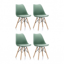 Aga 4x Dining Chair MR2035 Green