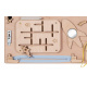 Aga Wooden Sensory Manipulative Board 75 x 50 cm