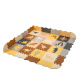 Aga Foam puzzle 143 cm x 143 cm 36 pieces Dinosaurs