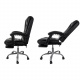 Office chair with footrest - black Malatec 23286 universal
