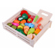 Wooden box with fruit and vegetables for magnet ZA4121