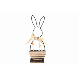 Wooden Easter bunny for display