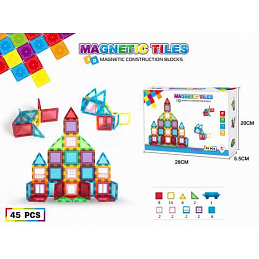 Set of Magnetic Blocks 45 pcs.