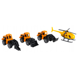 Parking Lot and Construction Site Set + Cars