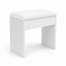 Aga Stool for Dressing Table MRDT14 Matte White
