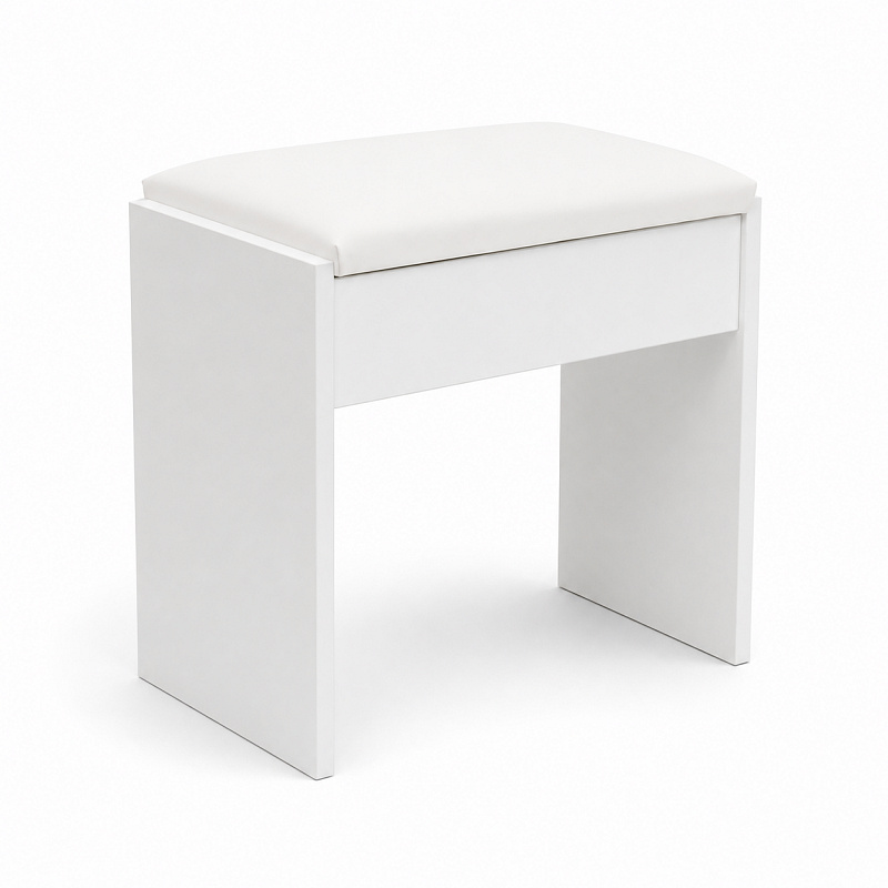 Aga Stool for Dressing Table MRDT14 Matte White