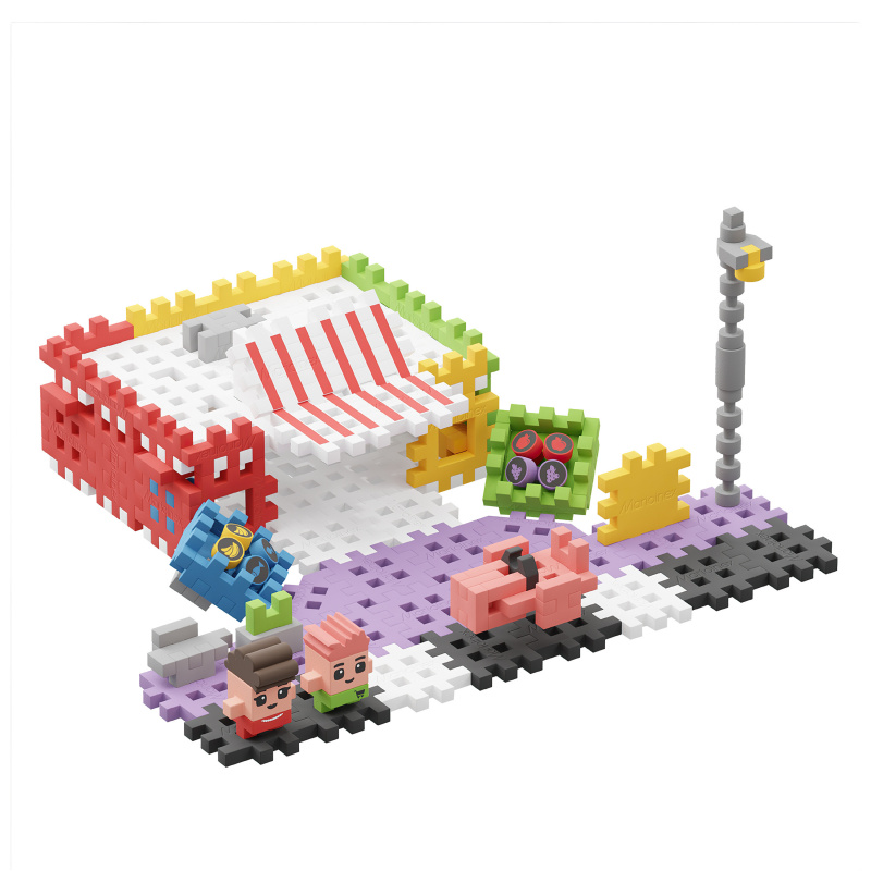 Marioinex MINI WAFFLE Shop 148 pcs
