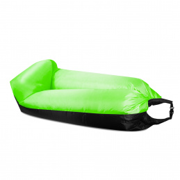 Aga Inflatable Lazy Bag 230x70 cm Black/Green