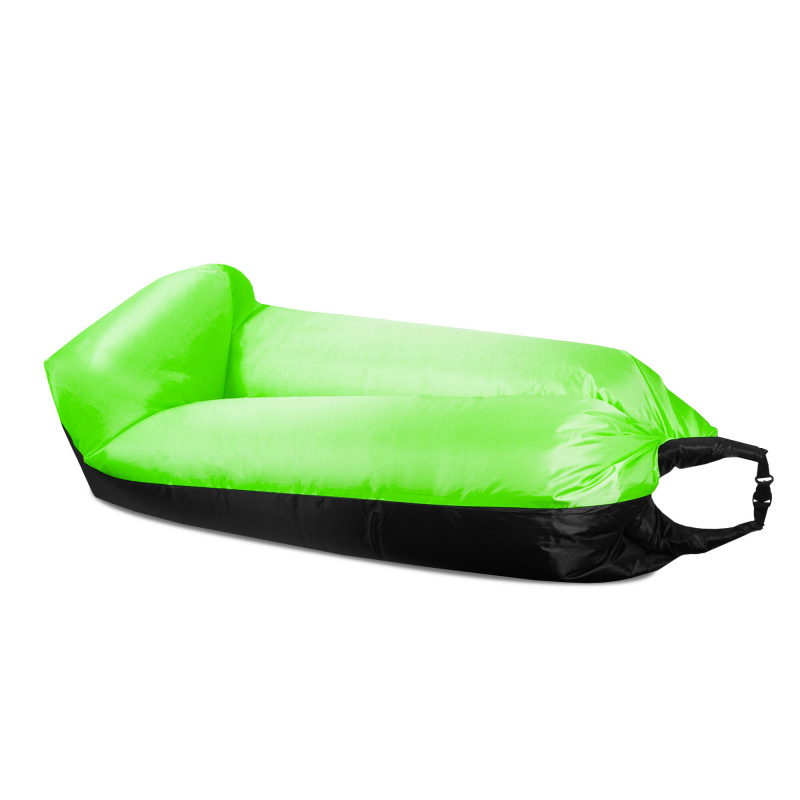 Aga Inflatable Lazy Bag 230x70 cm Black/Green