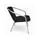 Aga Garden Chair RATAN Silver/Black