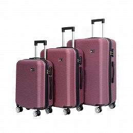 Aga Travel Set of Suitcases MR4651 Dark Red