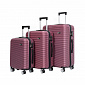 Aga Travel Set of Suitcases MR4651 Dark Red