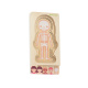 Aga Wooden Puzzle Montessori Body Parts Girl