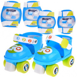 Set of roller skates + elbow and knee pads for children R. 23-27 cm SP0858 universal